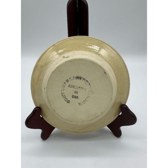 Garlic Grater Contemporary Pottery LTD Hand Made Hand Painted Textured Plate - Picture 5 of 5